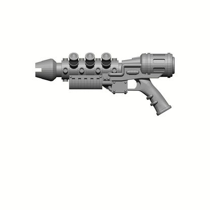 Autotellurian-Pattern Graviton Gun: Ranged Weapon Warhammer 40K JoyToy Compatible Space Marine 1:18 Action Figure 4" Custom Part