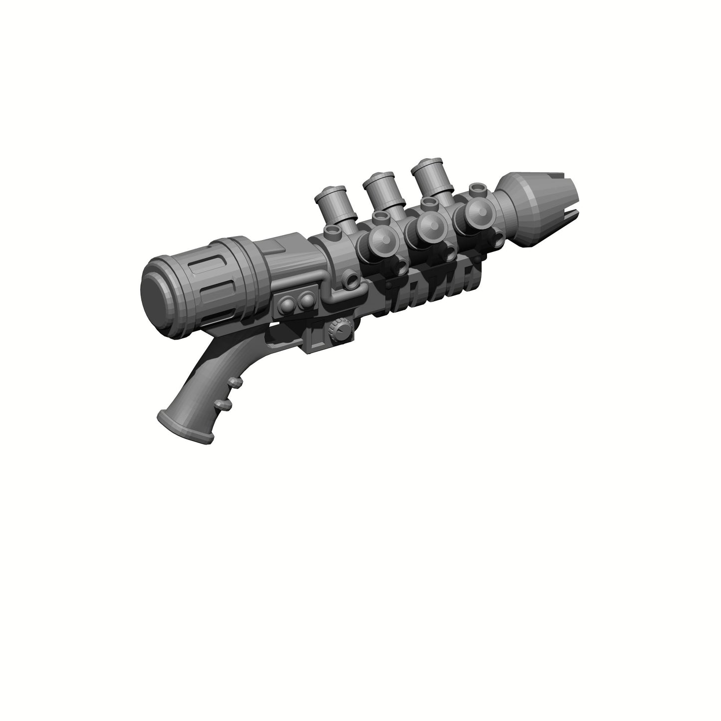 Autotellurian-Pattern Graviton Gun: Ranged Weapon Warhammer 40K JoyToy Compatible Space Marine 1:18 Action Figure 4" Custom Part