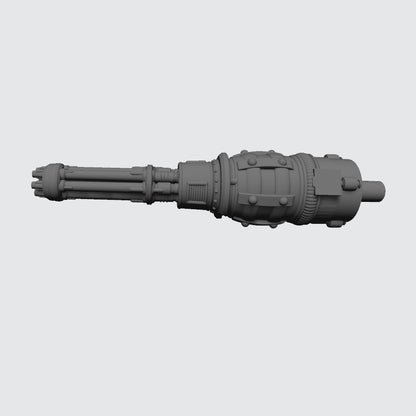 B.A.T. Arm Accessory - Rotary Canon: G.I. Joe Classified Series BAT Weapon Swaps 1:12 Scale 6" Action Figure Custom Parts