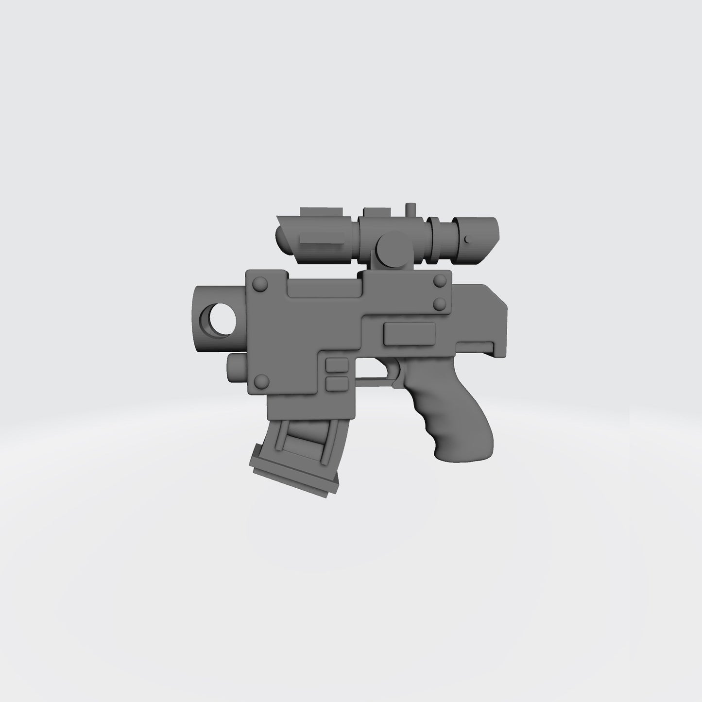 Imperial Guard Bolt Pistol w Optic for G.I.Joe Classified Action Figure Custom Gun