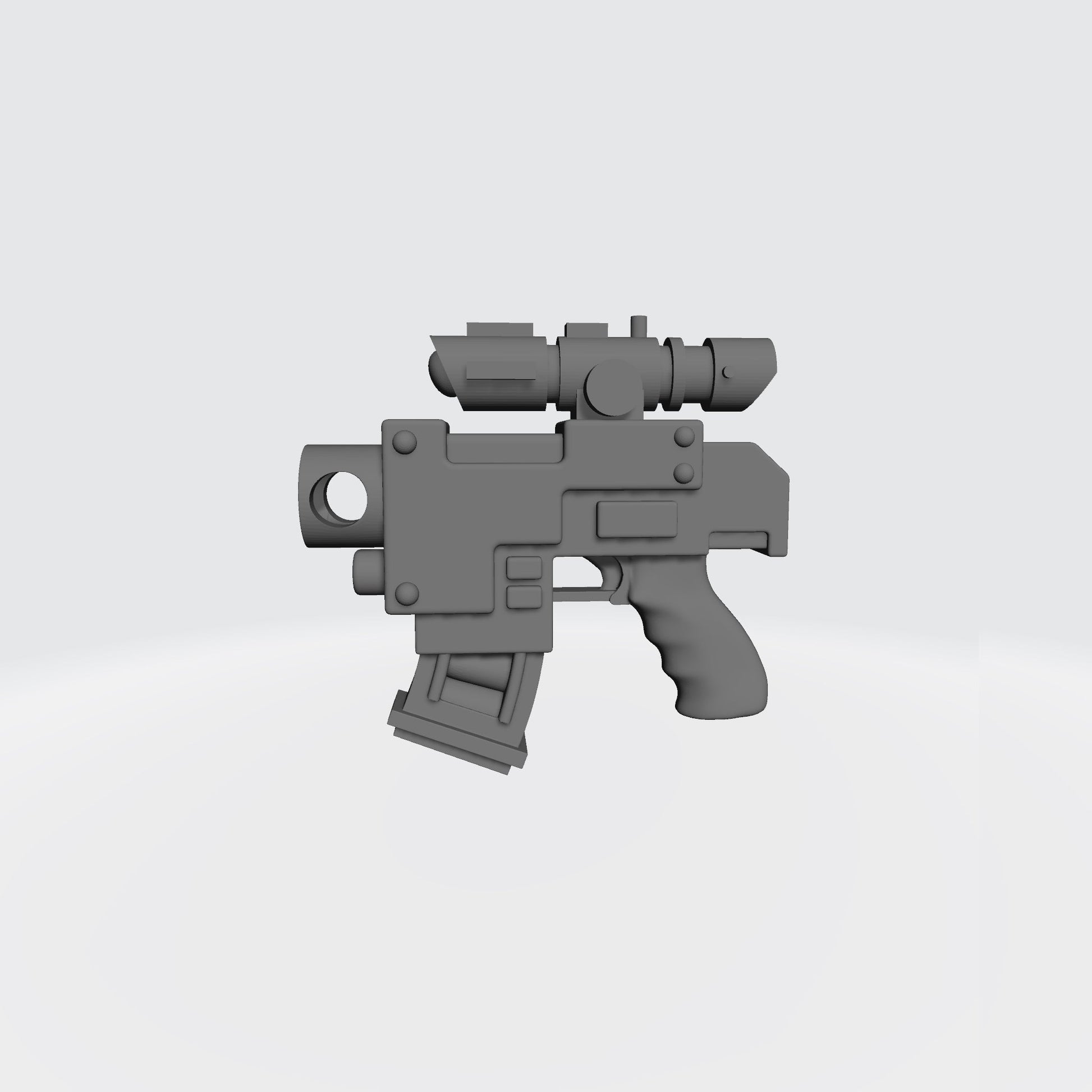 Imperial Guard Bolt Pistol w Optic for G.I.Joe Classified Action Figure Custom Gun