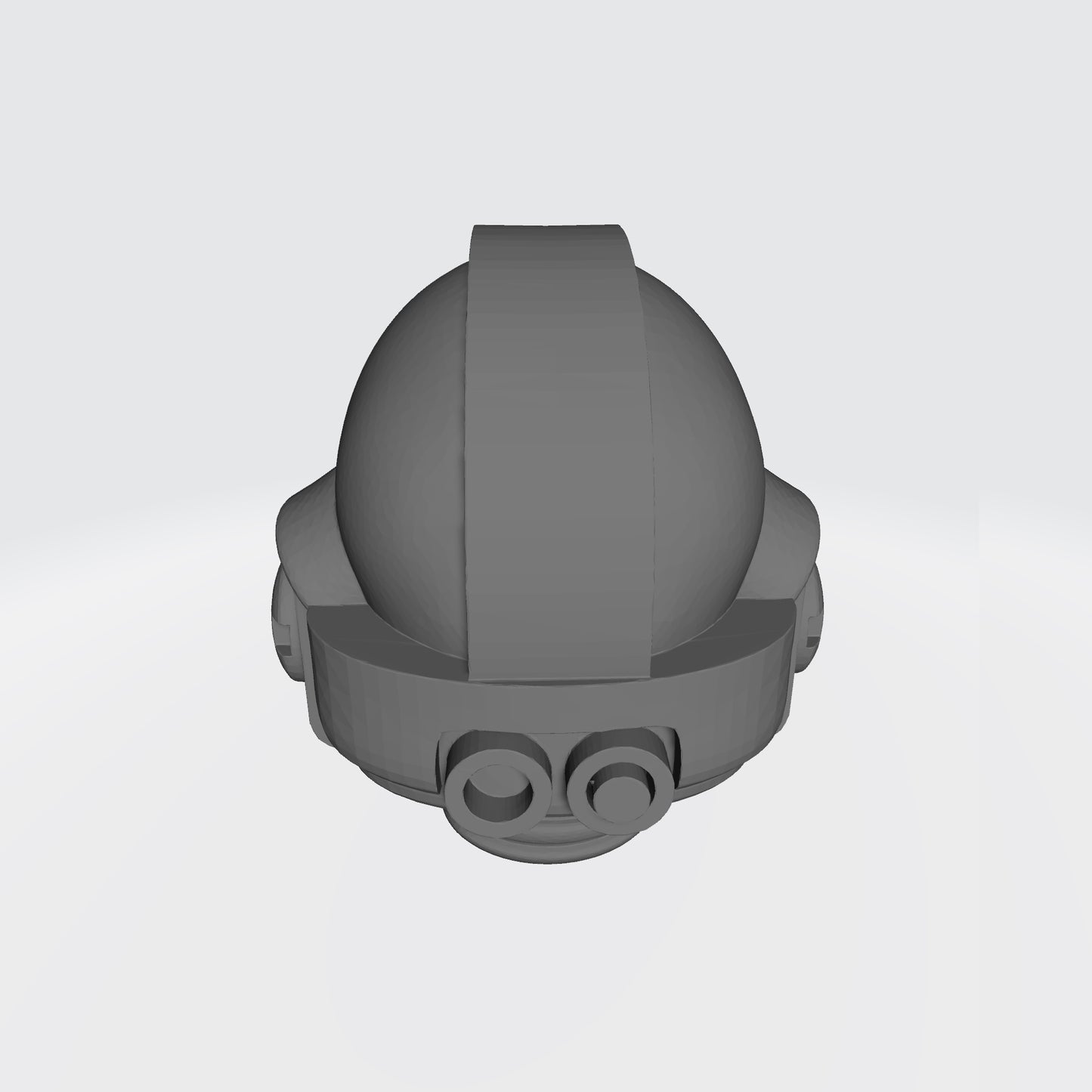 Custom Night Lords Helmet with Fanged Skull for JoyToy Space Marine Action Figures