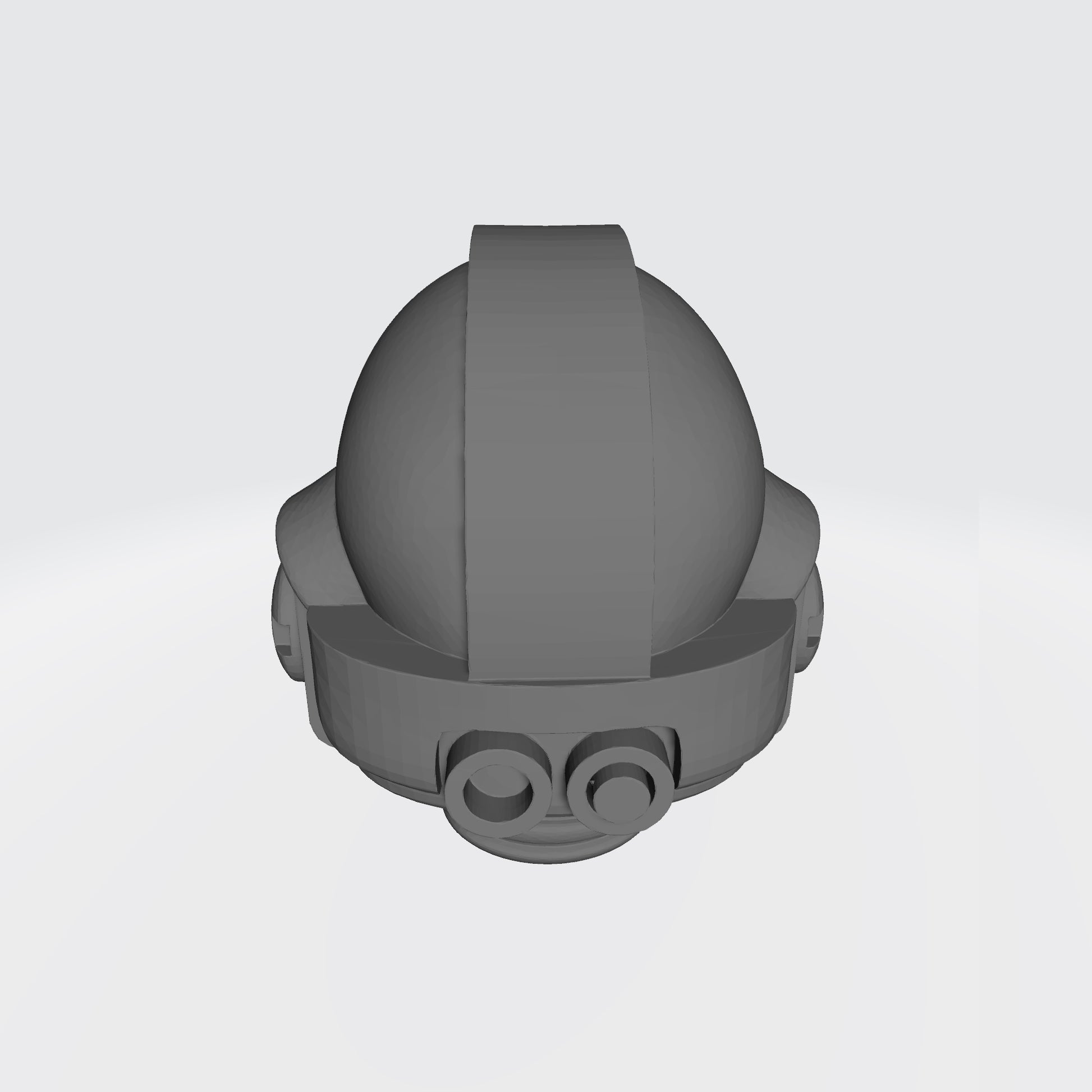Custom Night Lords Helmet with Fanged Skull for JoyToy Space Marine Action Figures