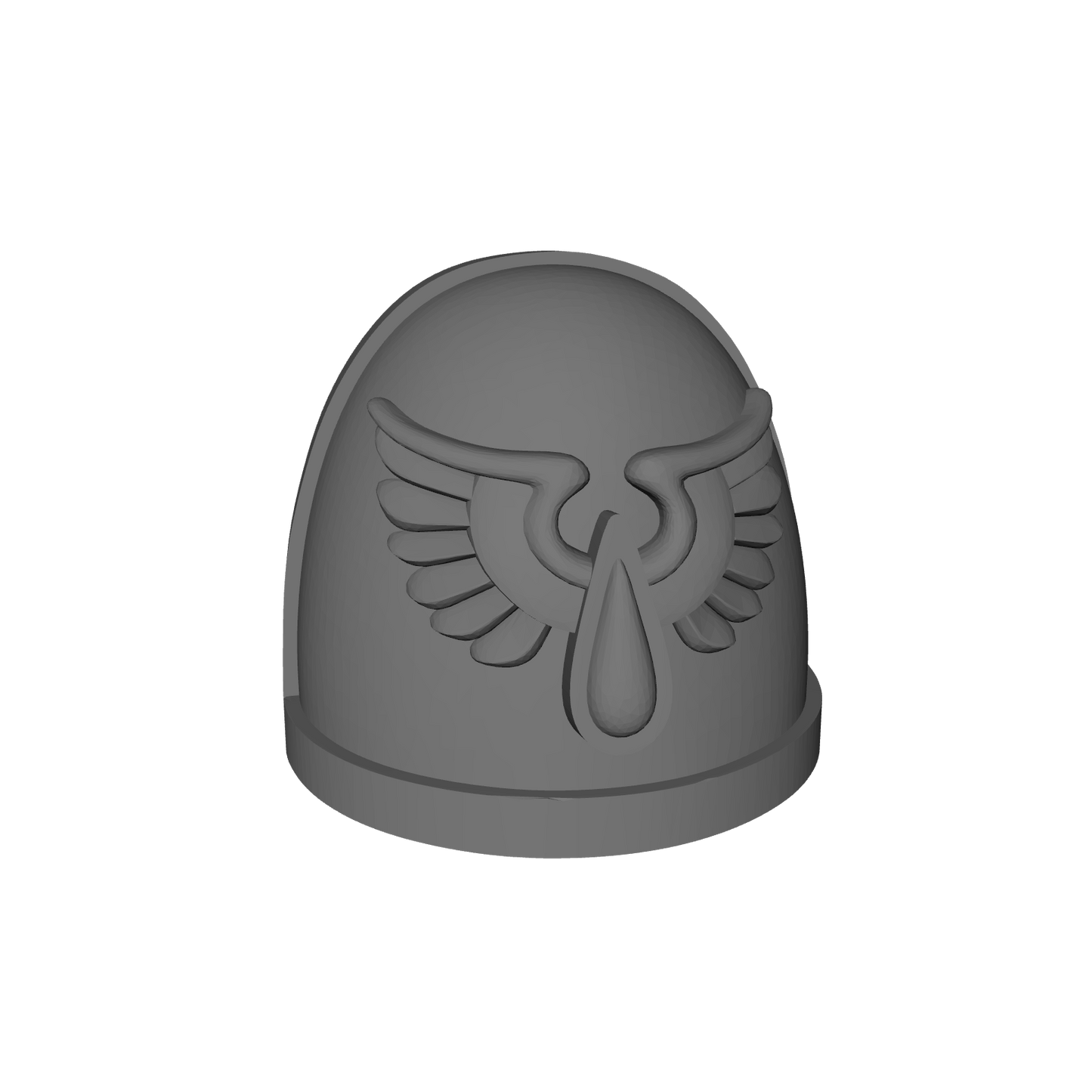 Blood Angels Legion Shoulder Pads MKIV T1-01 for 28mm Scale Space Marine Miniatures Custom Pauldrons