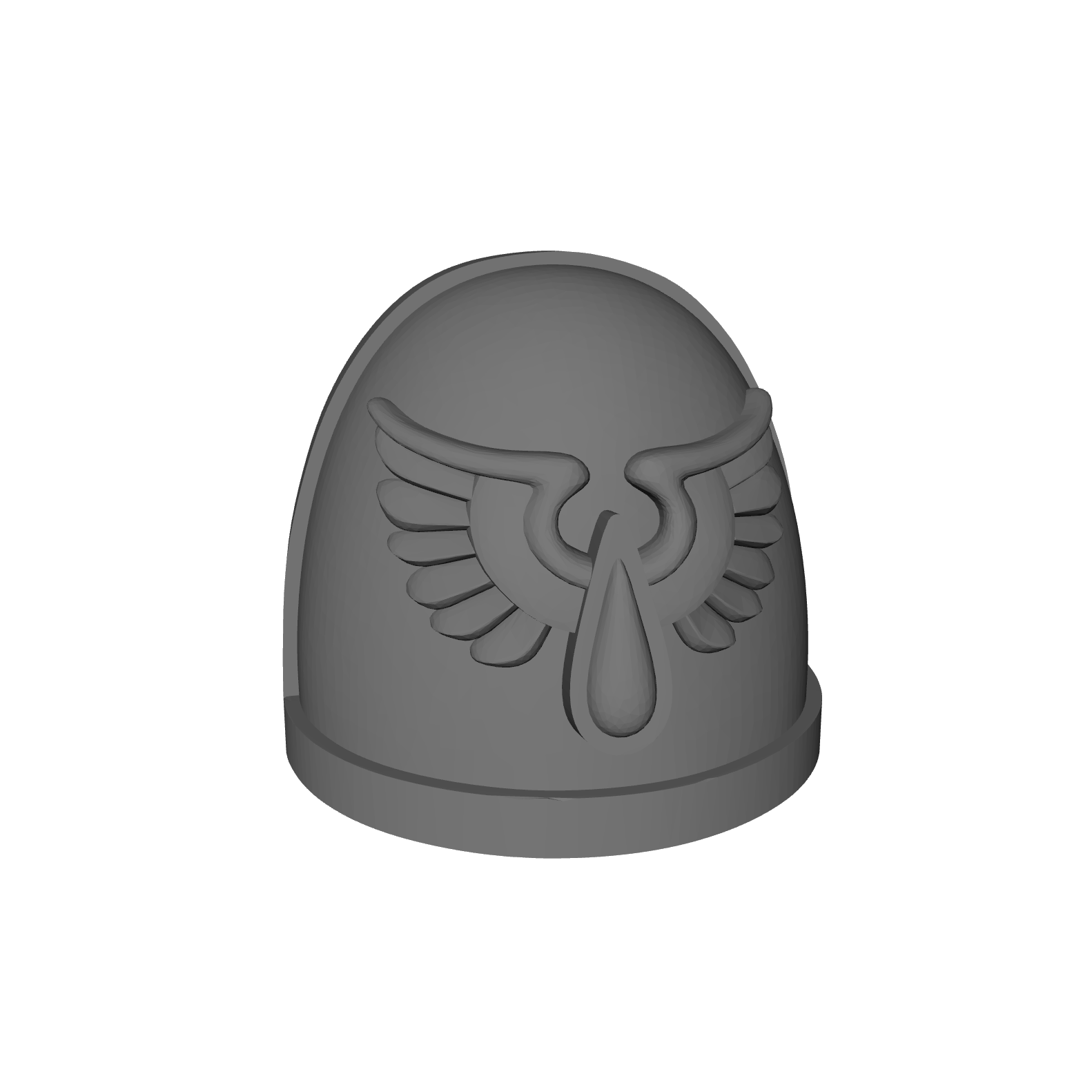 Blood Angels Legion Shoulder Pads MKIV T1-01 for 28mm Scale Space Marine Miniatures Custom Pauldrons