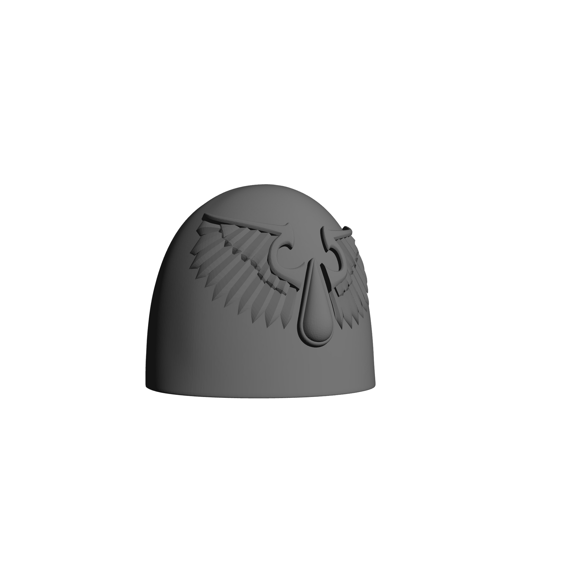 Blood Angels Legion Shoulder Pads MKVI T2-02 for 28mm Scale Loyalist Marine Miniatures Custom Pauldrons