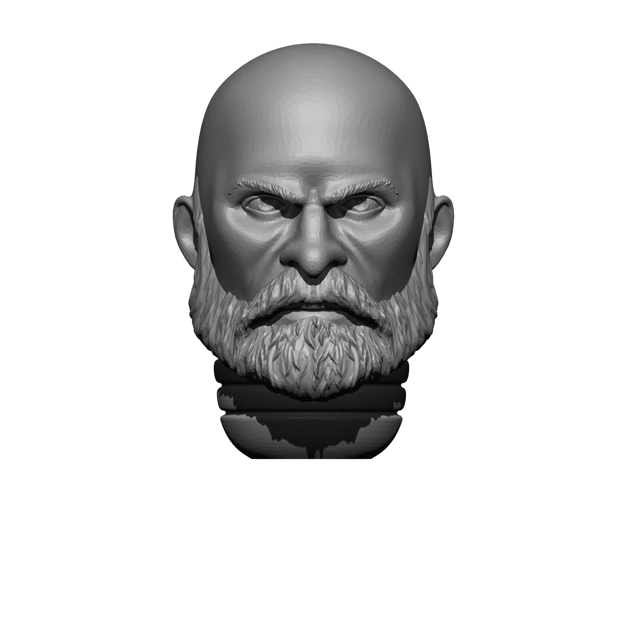 Bald Sergeant With Beard: Head Swap For Joytoy Warhammer 40k Compatibl 