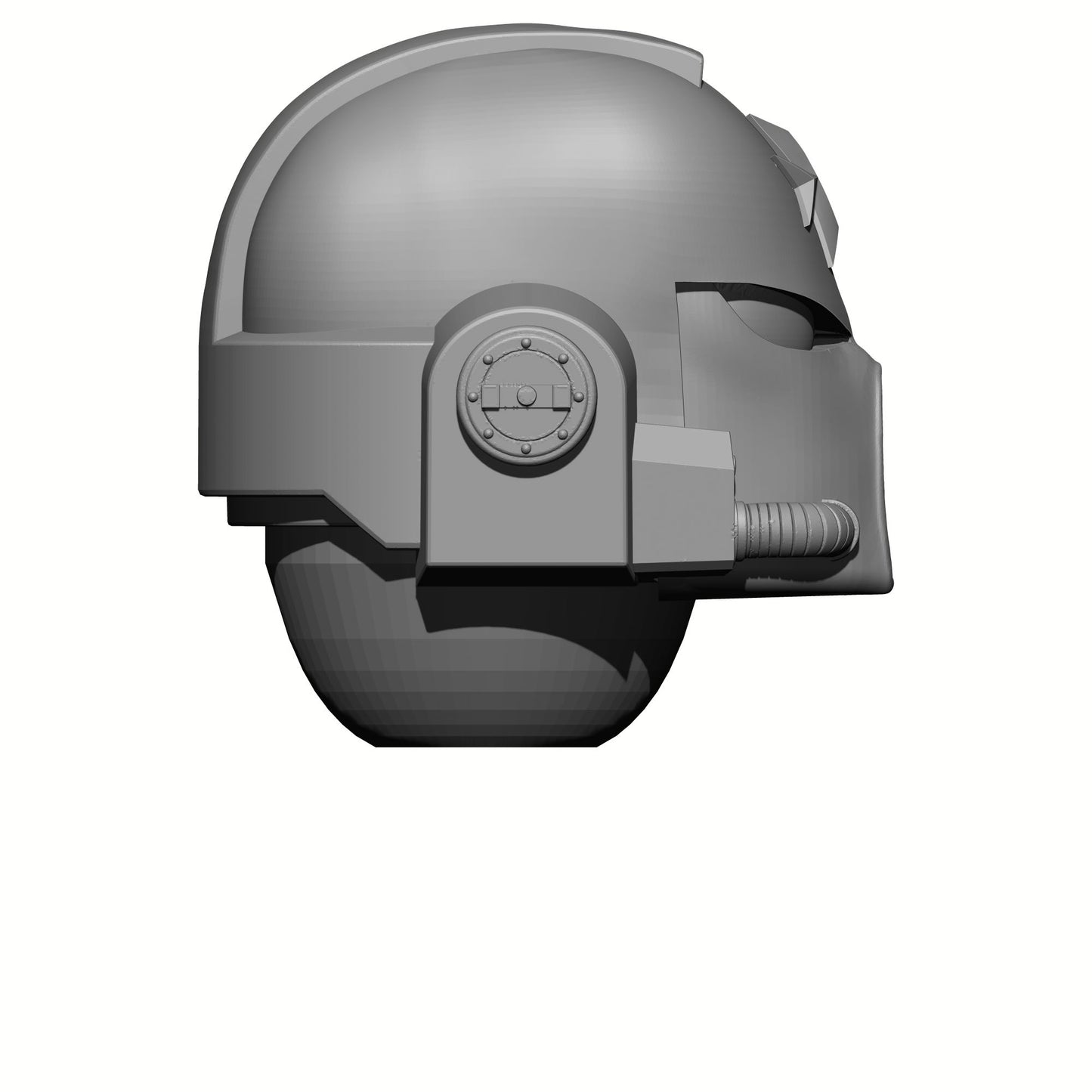 Templar Knights MK VII Helmet: Helmet Swap for JoyToy Warhammer 40K Compatible Space Marine 1:18 4" Action Figures