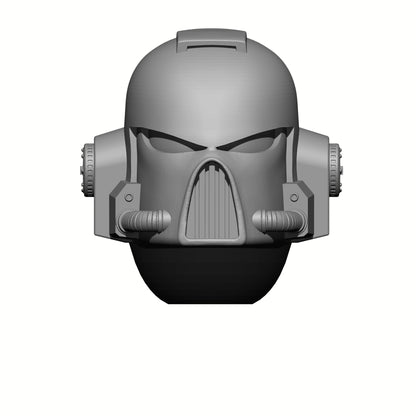 MK VII Helmet: Helmet Swap for JoyToy Warhammer 40K Compatible Space Marine 1:18 4" Action Figures