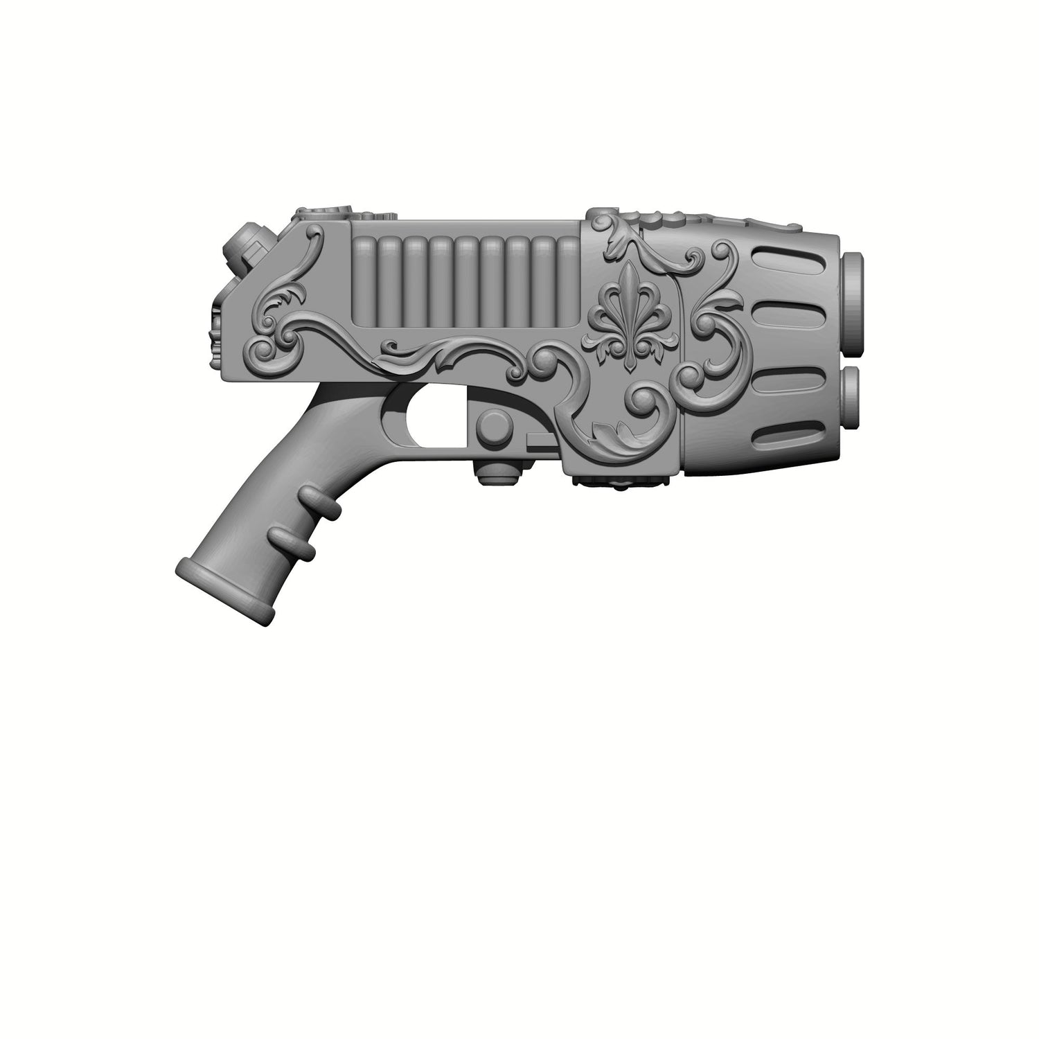 Los Muertos Chapter Artificer Pattern Plasma Gun compatible with JoyToy Space Marine Action Figures by 18th Scale Armory