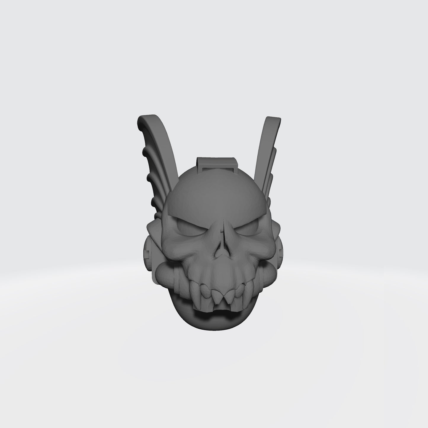 Night Lords Helmet with Skull and Demon Wings for JoyToy Space Marine Action Figures
