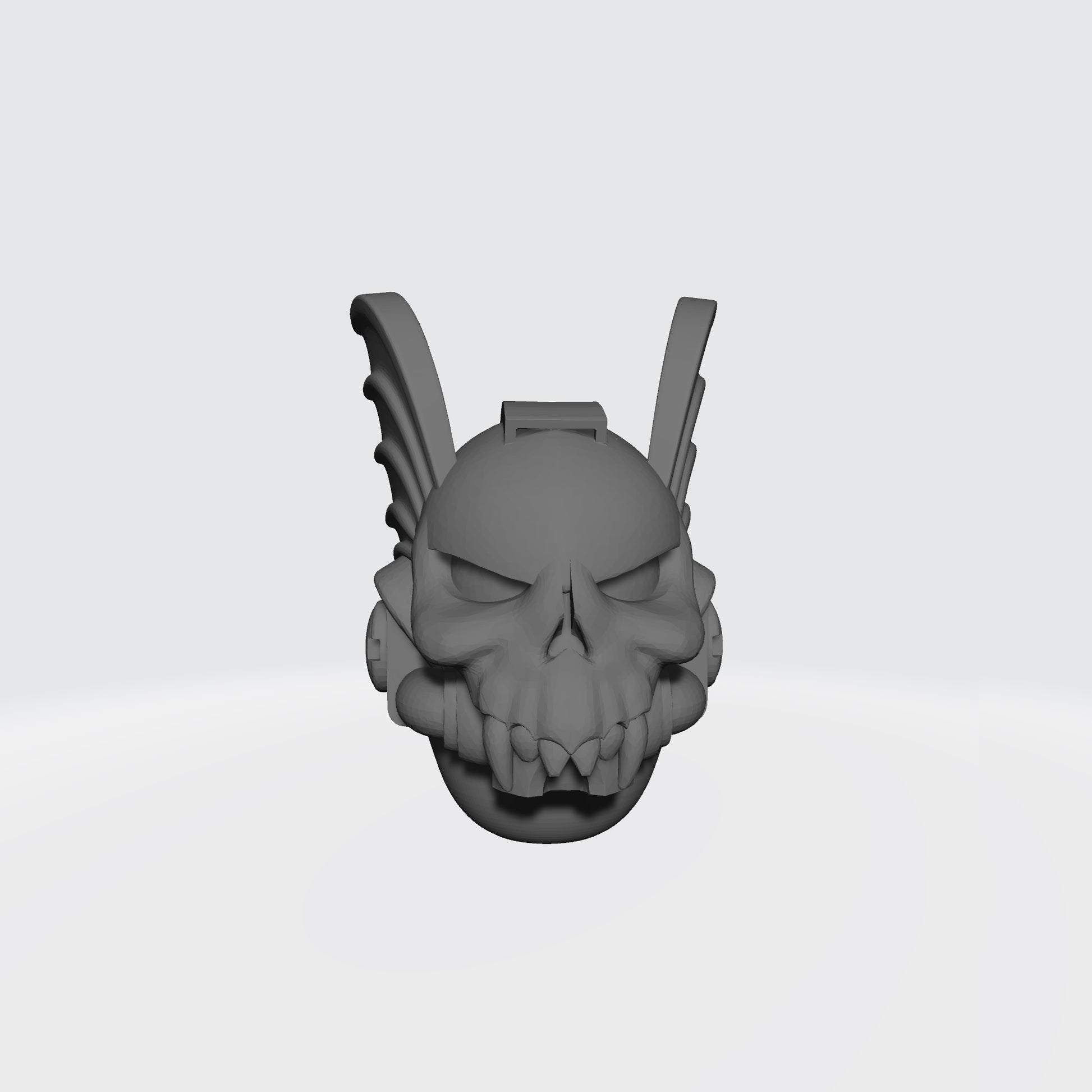 Night Lords Helmet with Skull and Demon Wings for JoyToy Space Marine Action Figures
