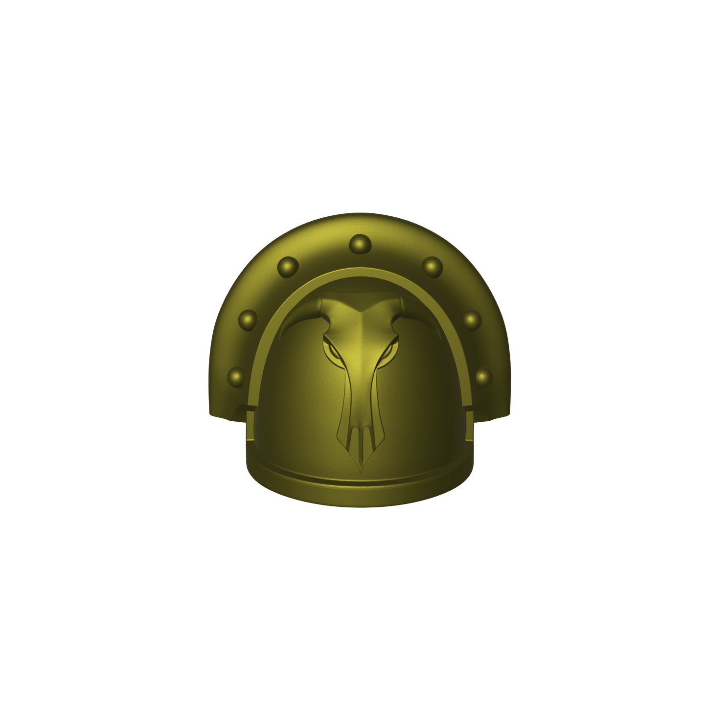 Minotaurs Chapter MKIII Shoulder Pad 11 for JoyToy Grimdark Marine Action Figures Custom 1:18th Scale Parts