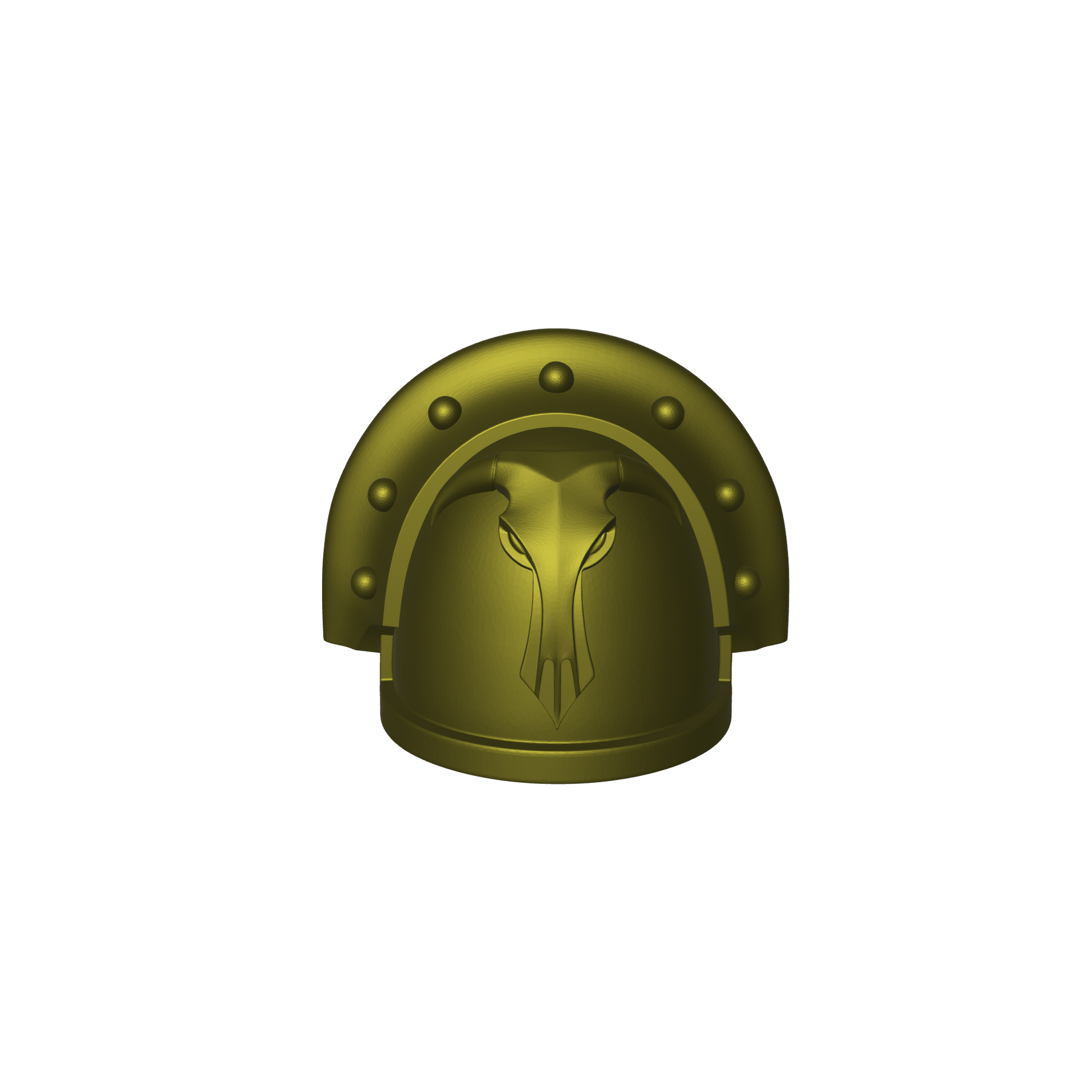 Minotaurs Chapter MKIII Shoulder Pad 11 for JoyToy Grimdark Marine Action Figures Custom 1:18th Scale Parts