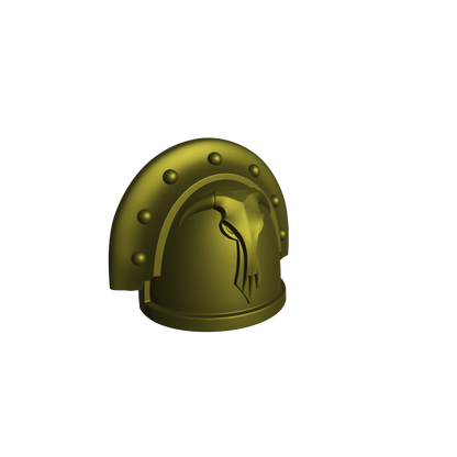 Minotaurs Chapter MKIII Shoulder Pad 11 for JoyToy Grimdark Marine Action Figures Custom 1:18th Scale Parts