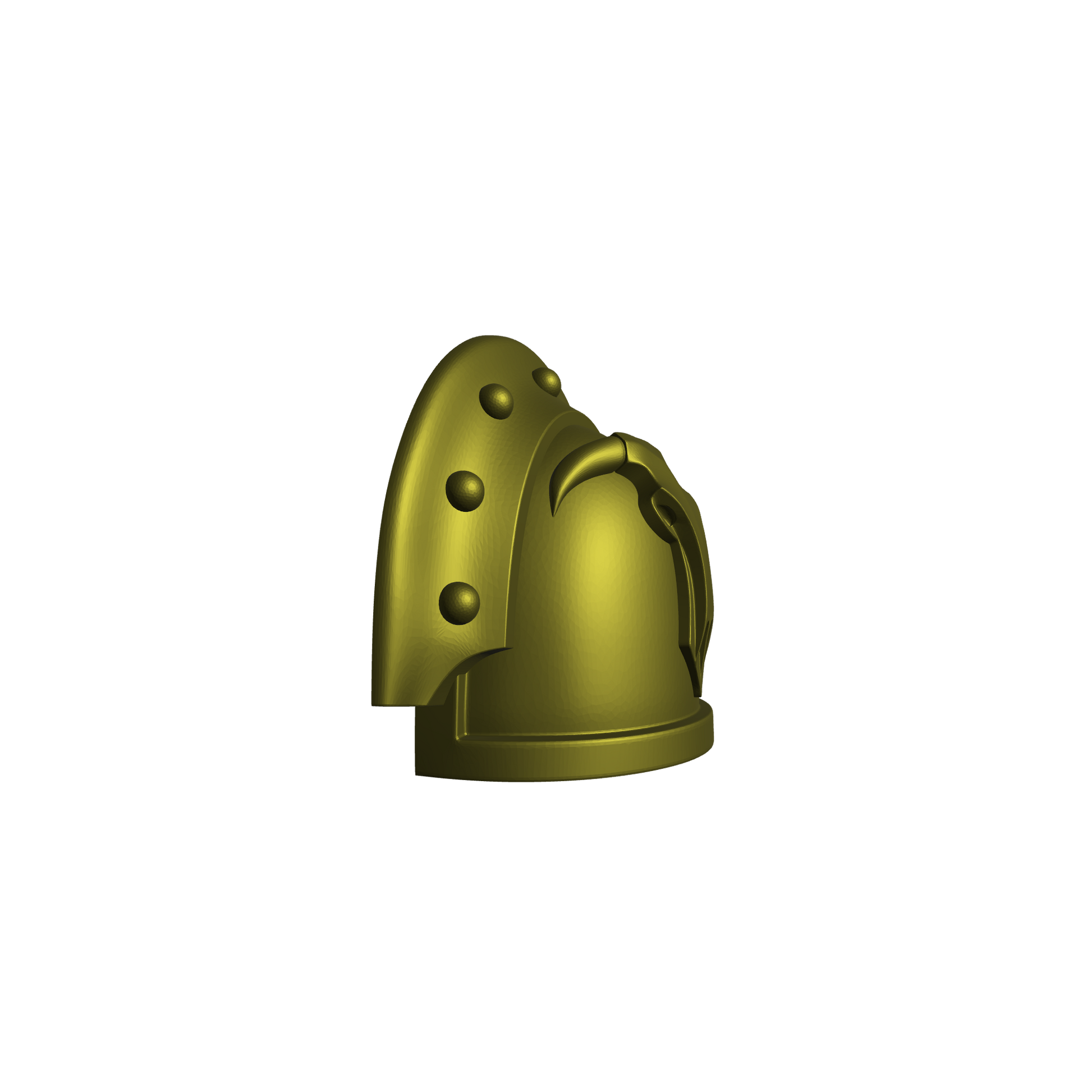Minotaurs Chapter MKIII Shoulder Pad 11 for JoyToy Grimdark Marine Action Figures Custom 1:18th Scale Parts