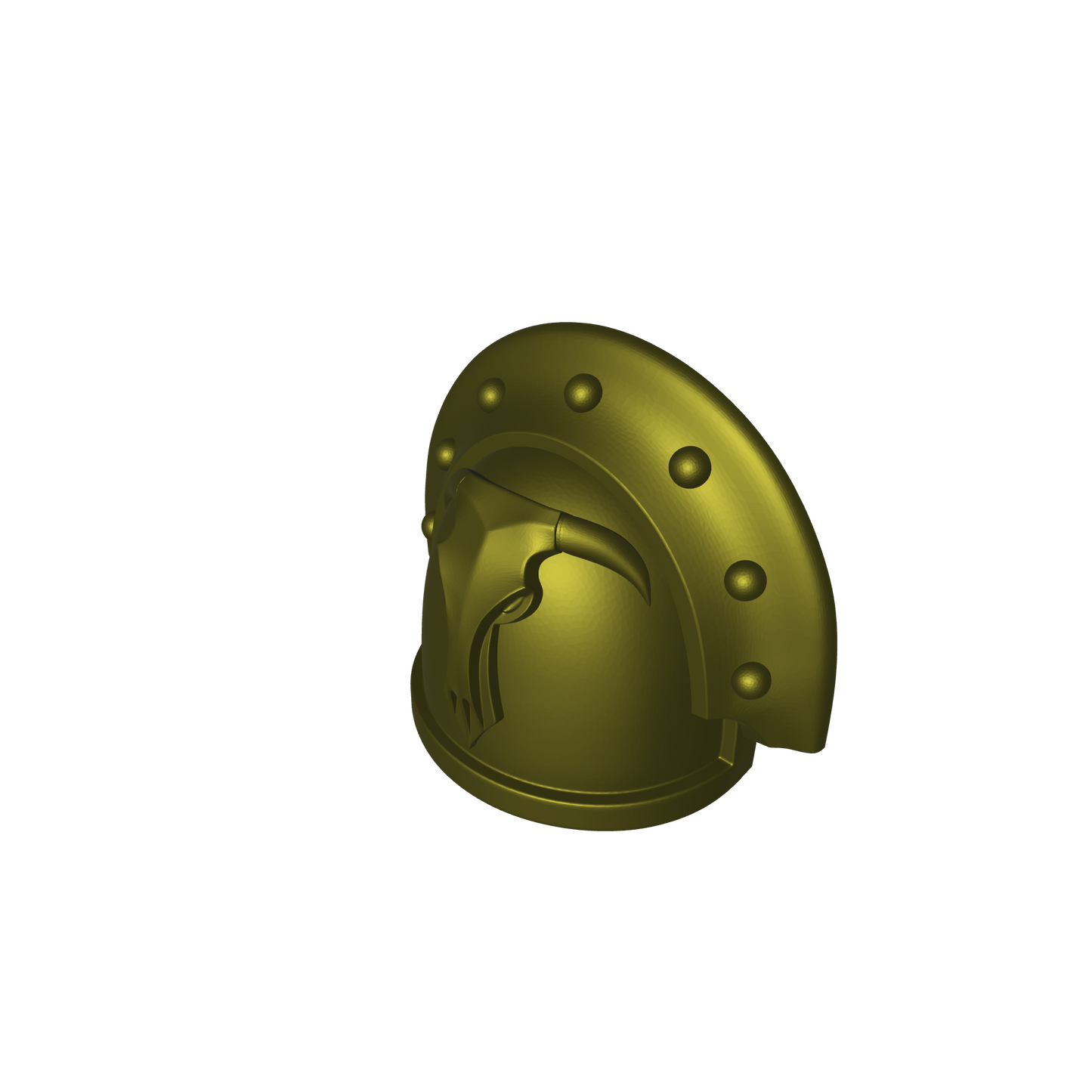 Minotaurs Chapter MKIII Shoulder Pad 11 for JoyToy Grimdark Marine Action Figures Custom 1:18th Scale Parts