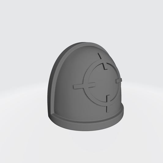 Marksman MKIV Shoulder Pad with Crosshair Compatible with JoyToy Space Marine Action Figures