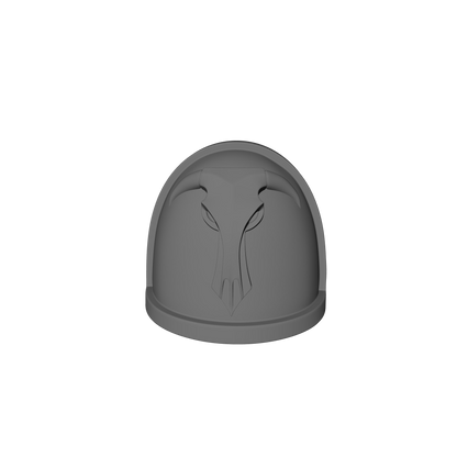 Minotaurs Chapter MKIV Shoulder Pad 01 for JoyToy Grimdark Marine Action Figures