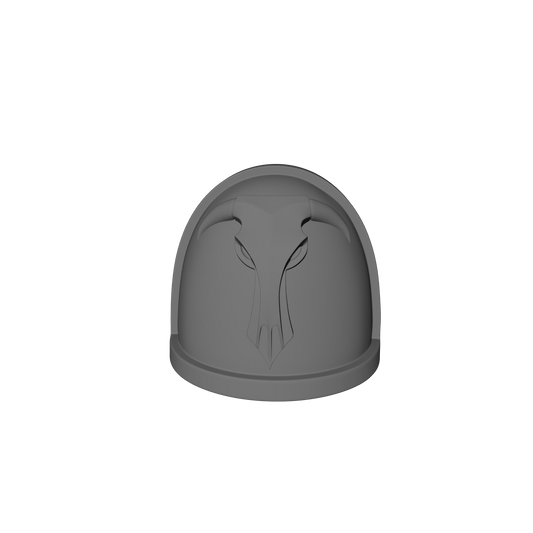 Minotaurs Chapter MKIV Shoulder Pad 01 for JoyToy Grimdark Marine Action Figures