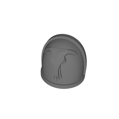 Minotaurs Chapter MKIV Shoulder Pad 01 for JoyToy Grimdark Marine Action Figures