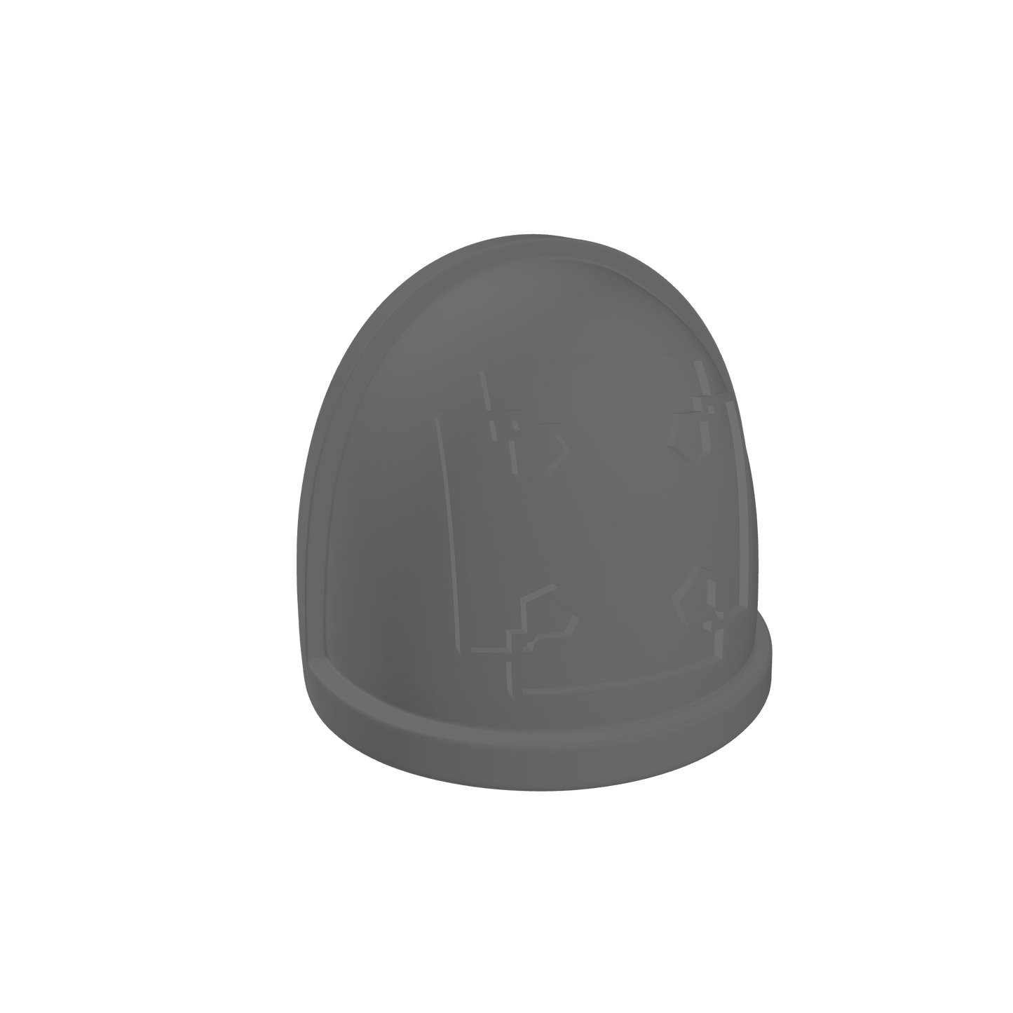 Custom Space Marine Elite Cross Squad Marking Veteran MKIV Shoulder Pad with Outline for JoyToy Grimdark Marine Action Figures
