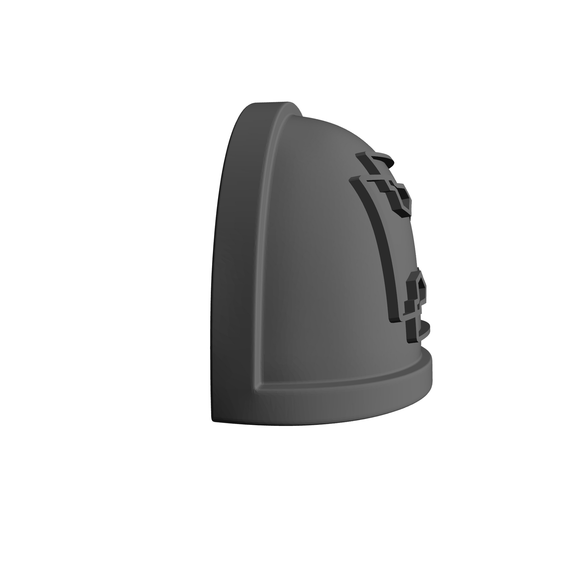 Custom Space Marine Elite Cross Squad Marking Veteran MKIV Shoulder Pad with Outline for JoyToy Grimdark Marine Action Figures