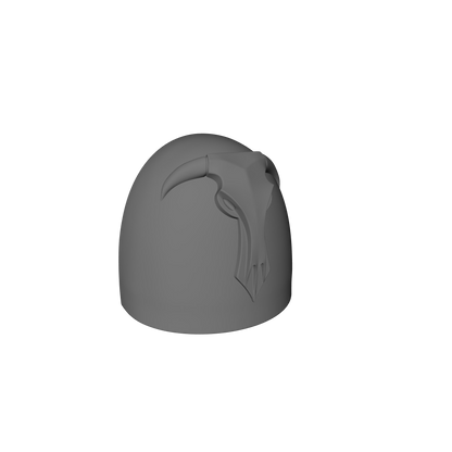 Minotaurs Chapter MKVI Shoulder Pad 02 for JoyToy Grimdark Marine Action Figures