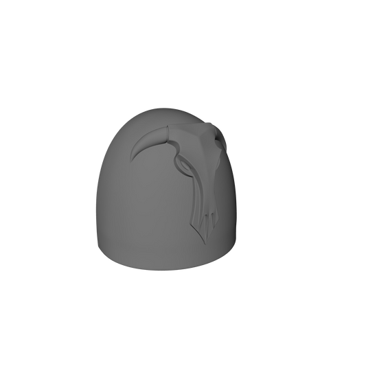 Minotaurs Chapter MKVI Shoulder Pad 02 for JoyToy Grimdark Marine Action Figures