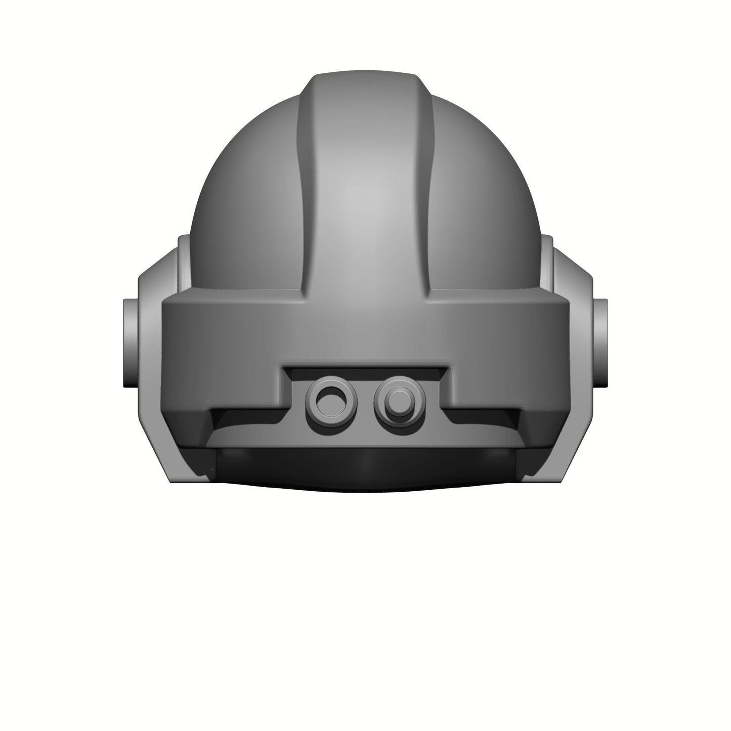 Knight Helmet with Skull and Single Hose: Demon Slayer Head Swaps Warhammer 40K JoyToy Compatible Space Marine 1:18 Action Figure 4" Custom Parts