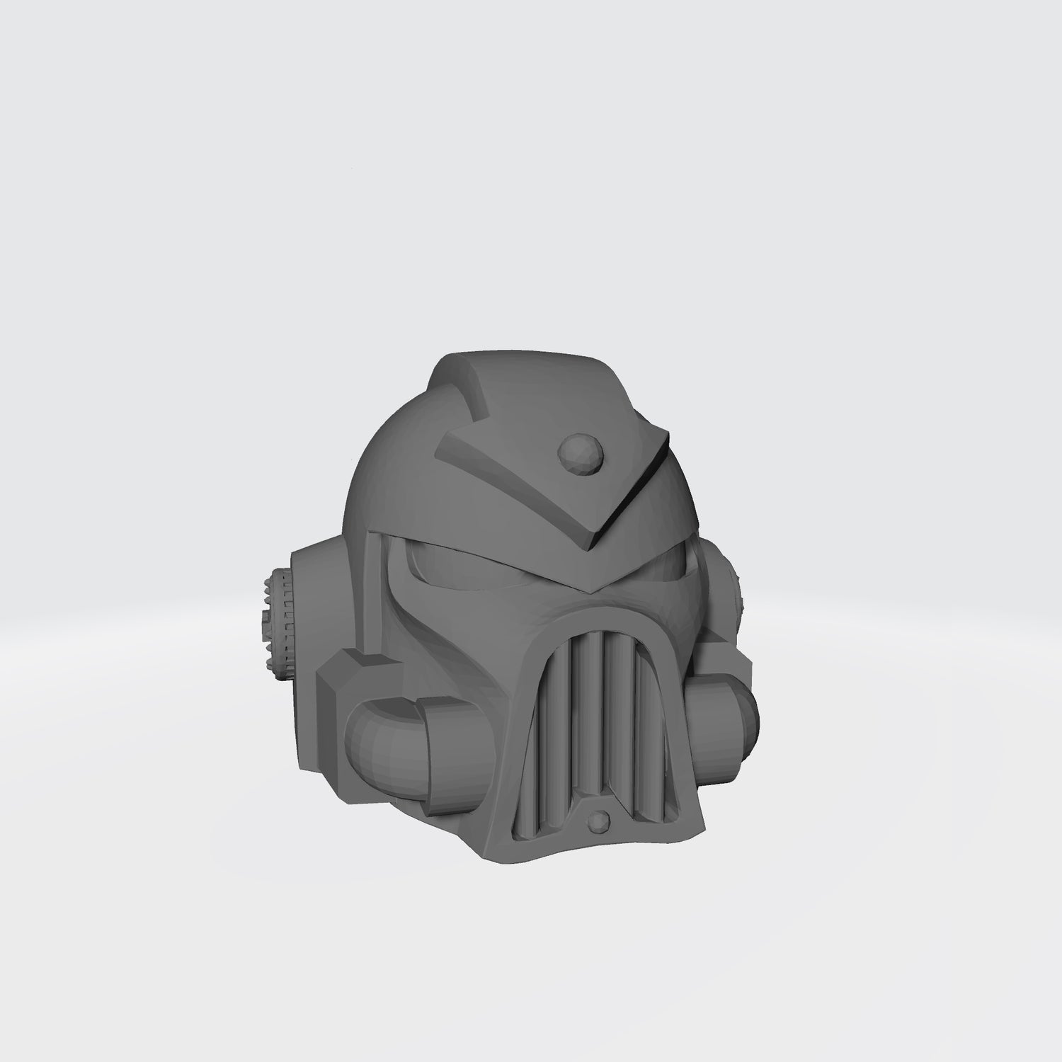 Chaos Legions Mark VII Helmet with Arrow for JoyToy Space Marine Action Figures Custom 1:18th Scale Head Swaps
