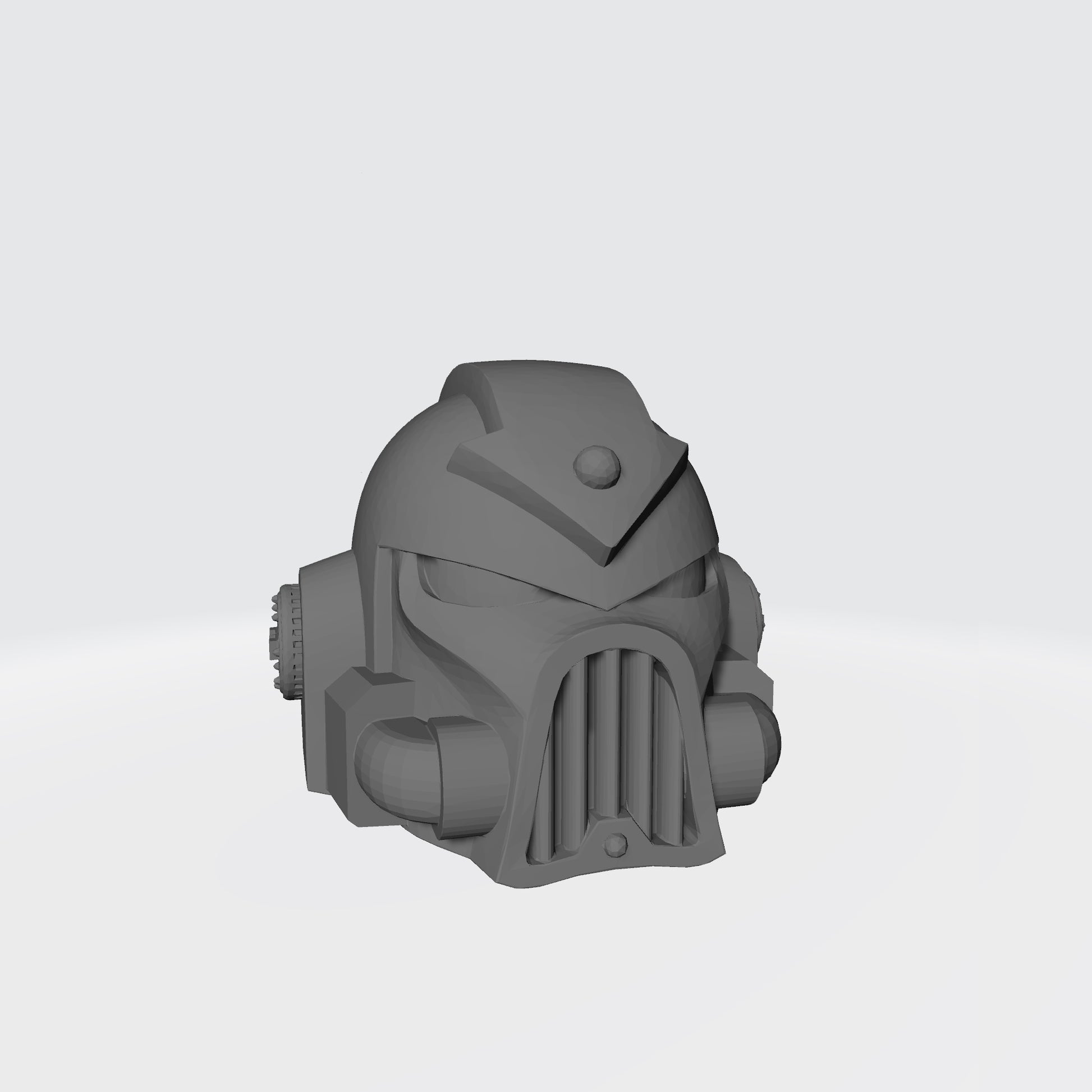 Chaos Legions Mark VII Helmet with Arrow for JoyToy Space Marine Action Figures Custom 1:18th Scale Head Swaps