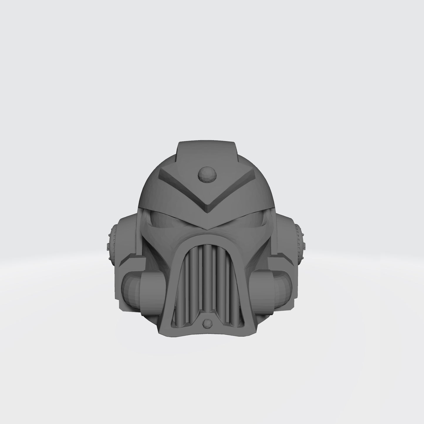 Chaos Legions Mark VII Helmet with Arrow for JoyToy Space Marine Action Figures Custom 1:18th Scale Head Swaps