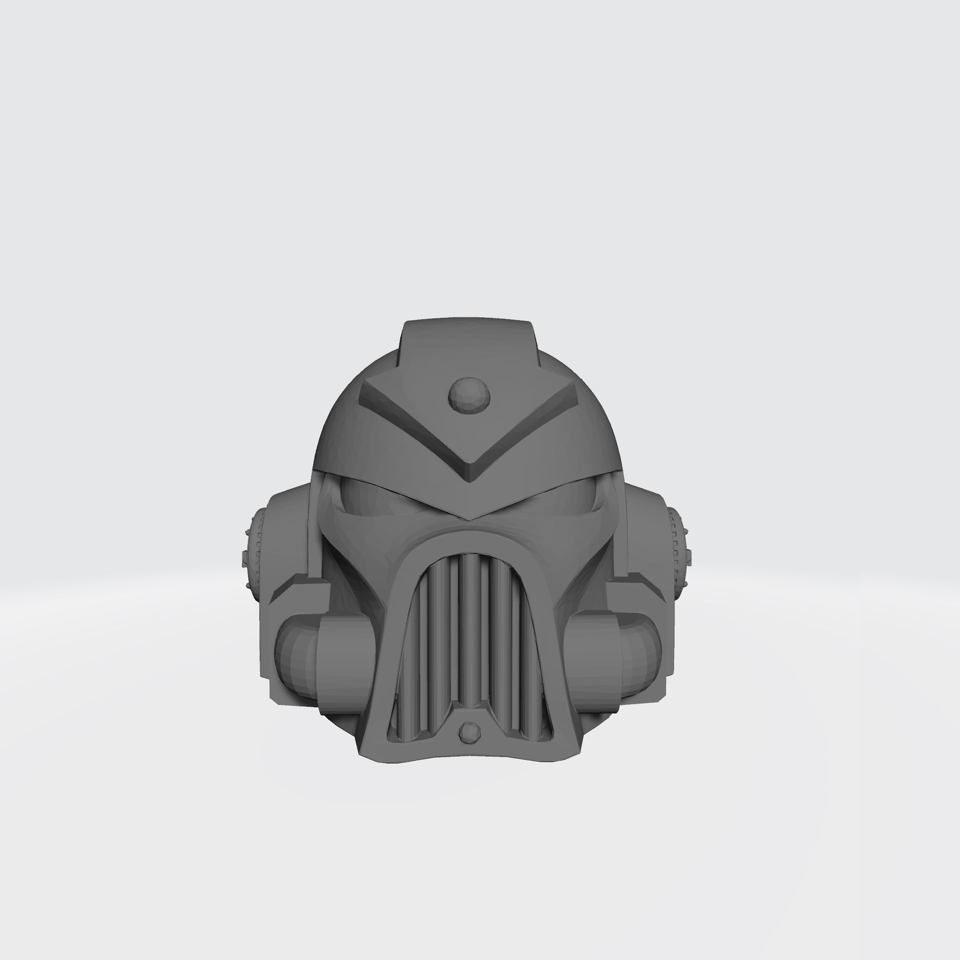 Chaos Legions Mark VII Helmet with Arrow for JoyToy Space Marine Action Figures Custom 1:18th Scale Head Swaps