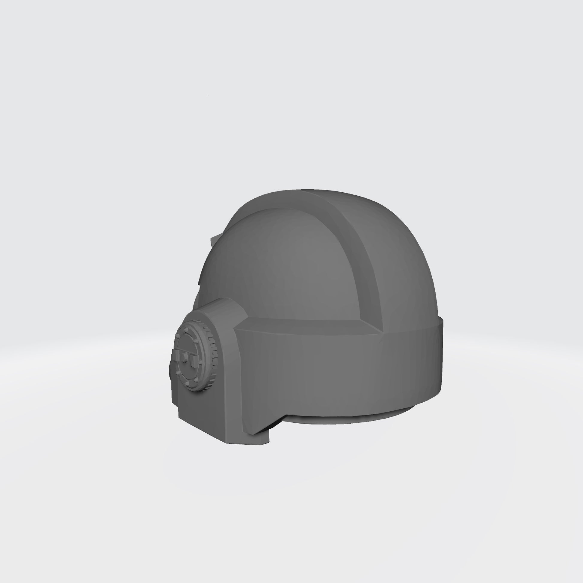 Chaos Legions Mark VII Helmet with Arrow for JoyToy Space Marine Action Figures Custom 1:18th Scale Head Swaps