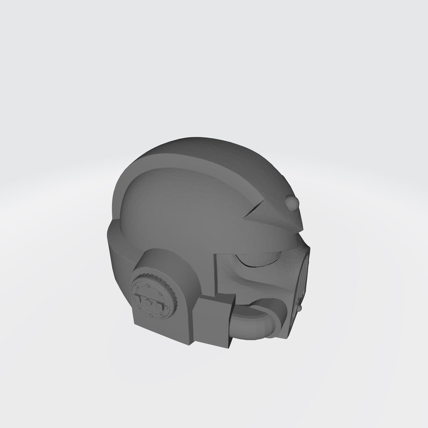 Chaos Legions Mark VII Helmet with Arrow for JoyToy Space Marine Action Figures Custom 1:18th Scale Head Swaps
