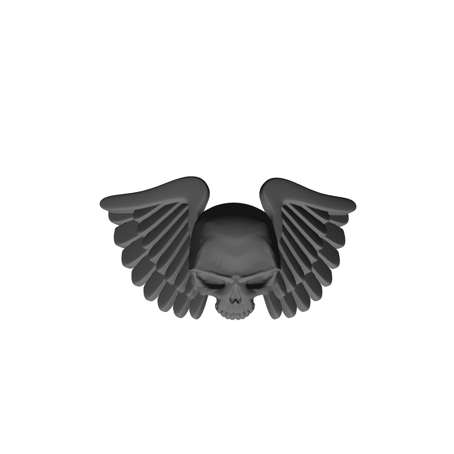 Mortifactors Chapter Shin Guard Decal Skull with Wings for JoyToy Space Marines Action Figures
