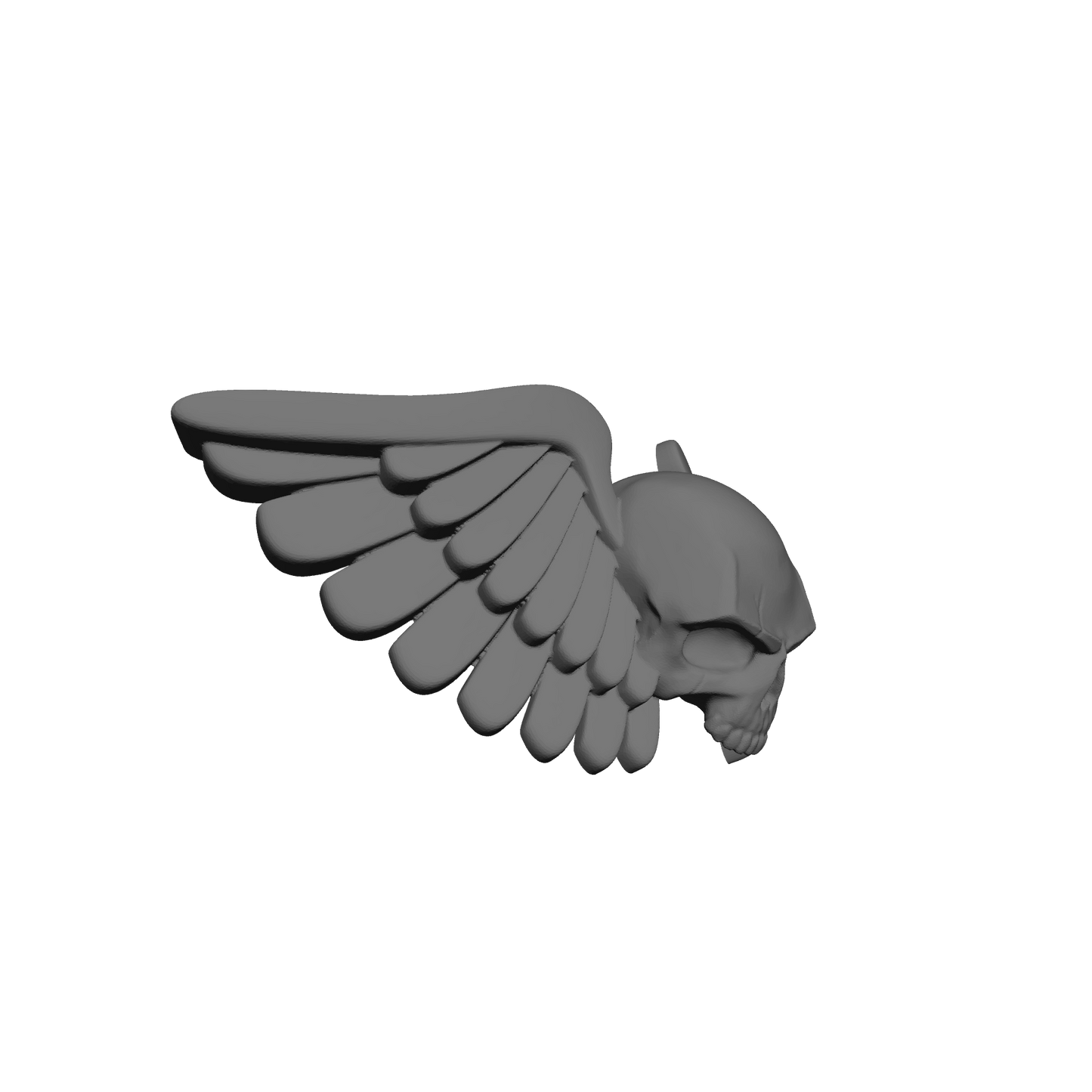 Mortifactors Chapter Shin Guard Decal Skull with Wings for JoyToy Space Marines Action Figures