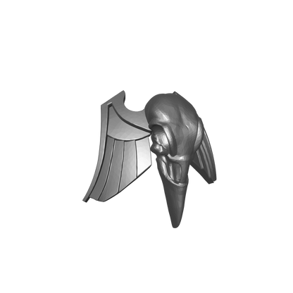 Commander Shrike Raven Guard Elite Shoulder Pad Decal for JoyToy Space Marine Action Figures
