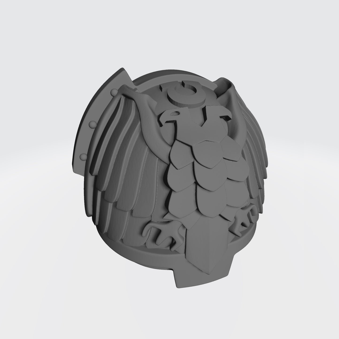 Ultra Marine Eagle Guard G:11 05R Shoulder Pad compatible with Grimdark Praetorian compatible with JoyToy Loyalist Marine Action Figures