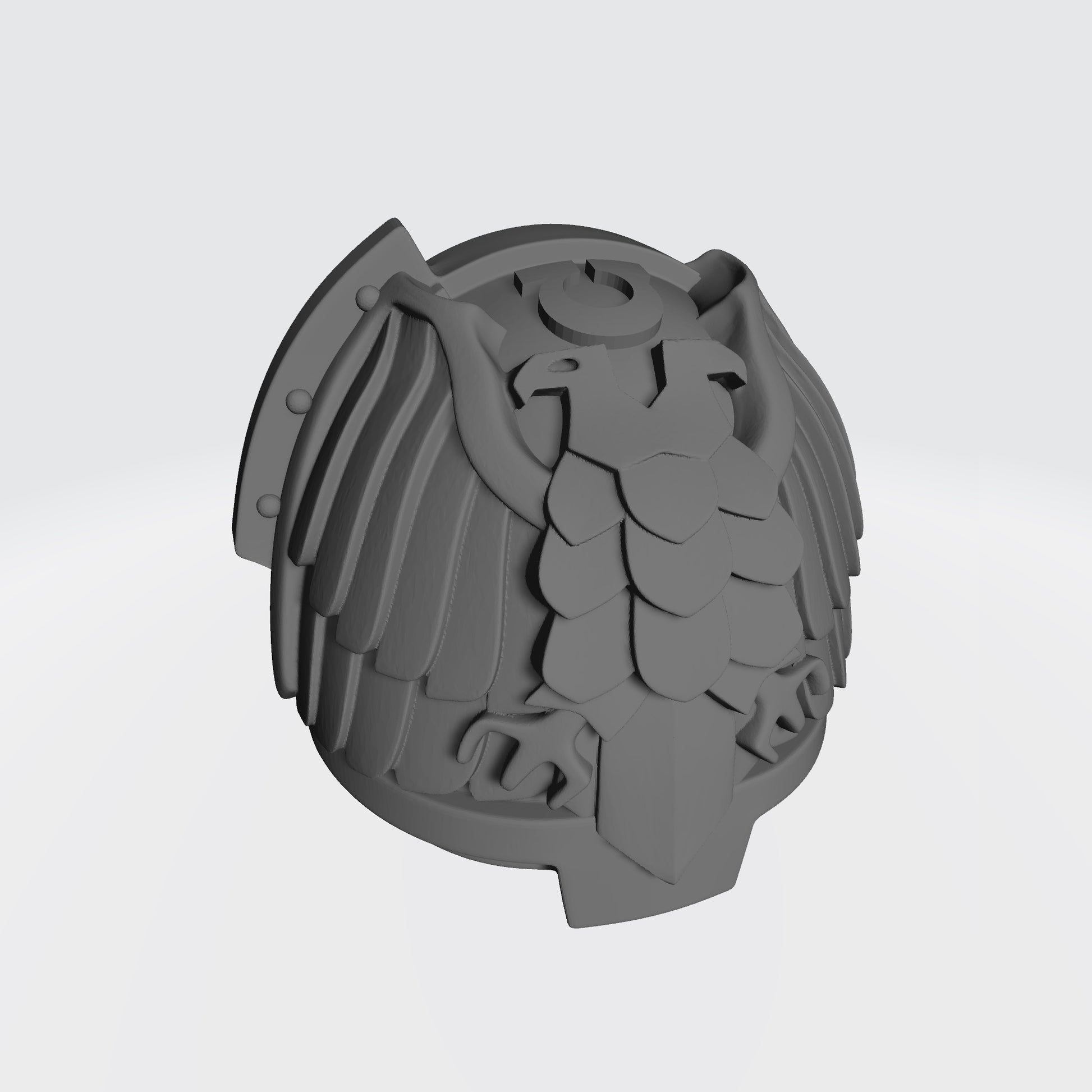 Ultra Marine Eagle Guard G:11 05R Shoulder Pad compatible with Grimdark Praetorian compatible with JoyToy Loyalist Marine Action Figures