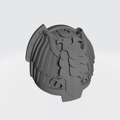 Ultra Marine Eagle Guard G:11 05R Shoulder Pad compatible with Grimdark Praetorian compatible with JoyToy Loyalist Marine Action Figures