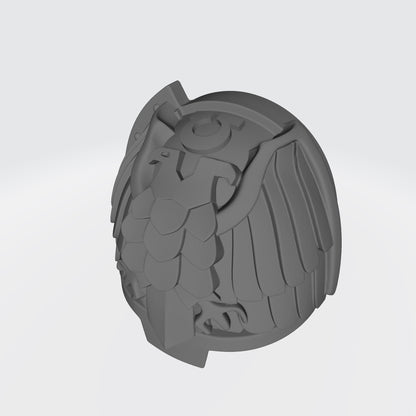 Ultra Marine Eagle Guard G:11 05R Shoulder Pad compatible with Grimdark Praetorian compatible with JoyToy Loyalist Marine Action Figures