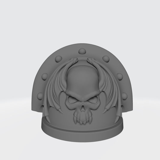 Night Terrors Legion MKIII Shoulder Pad Full Sword Breaker with Studded Rivets for JoyToy Traitor Legion Action Figures