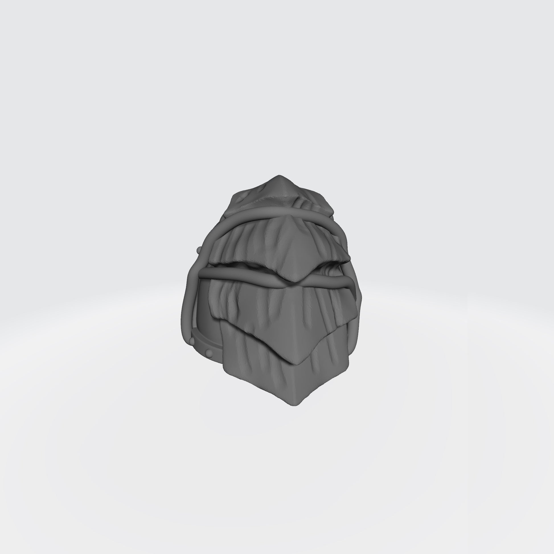 Tyranid Hunters MKVII Shoulder Pad w Carapace for JoyToy Grimdark Marine Action Figures Custom 1:18th Scale Upgrade