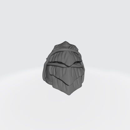 Tyranid Hunters MKVII Shoulder Pad w Carapace for JoyToy Grimdark Marine Action Figures Custom 1:18th Scale Upgrade