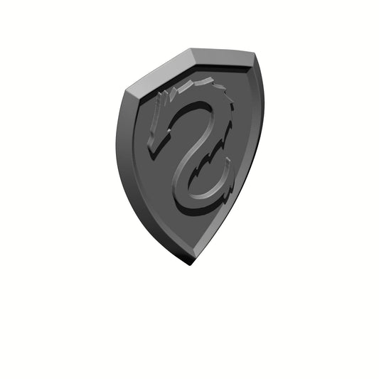 Emperor's Dragons Chapter Shoulder Pad Heraldry Shield for JoyToy Space Marine Action Figures