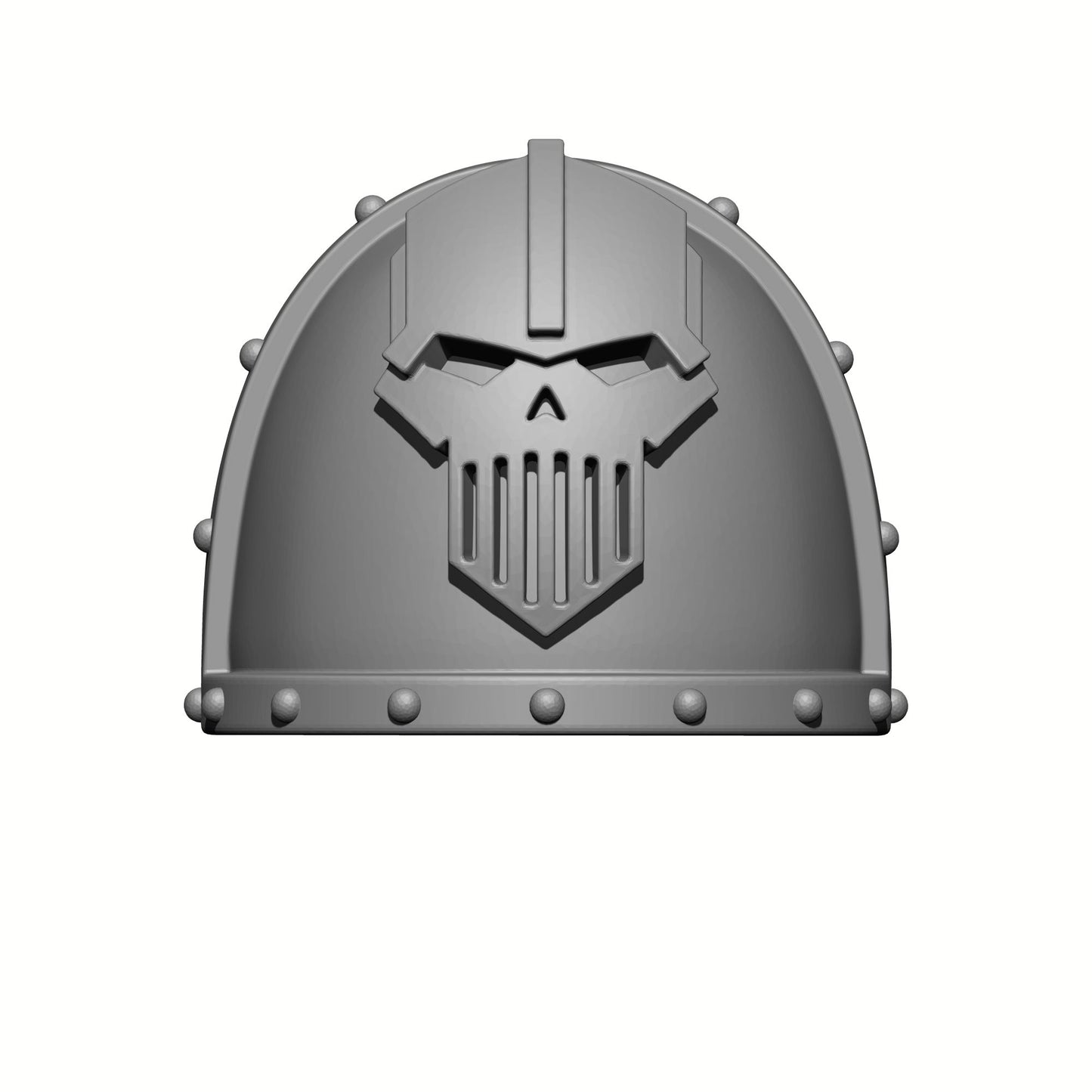 Iron Skull Legion MKVII Pauldron: Gen: 7 Shoulder Pad for JoyToy Warhammer 40K Compatible Space Marine 1:18 4" Action Figures