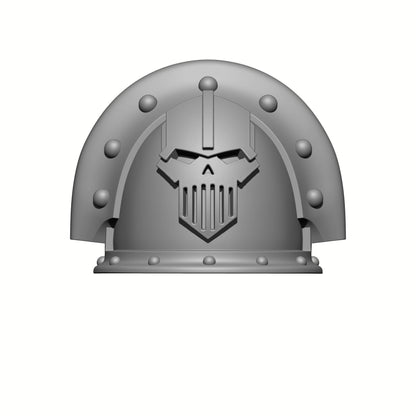 18th Scale Armory Designed Iron Warriors Legion MKIII Shoulder Pad Compatible with JoyToy Space Marine 1:18 Scale Action Figures