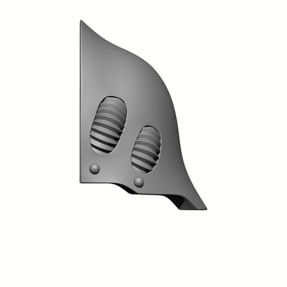 Cosmic Crusader Shoulder Pad with Hoses Compatible with Grimdark Marine 1:18th Scale Action Figures